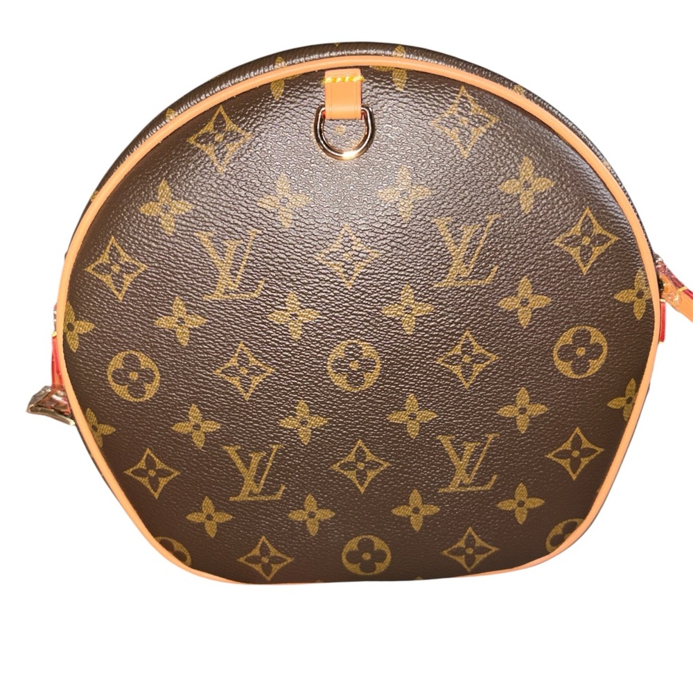 Fashion Lux Monogram Brown and Tan Crossbody Bag - Picture 2 of 9